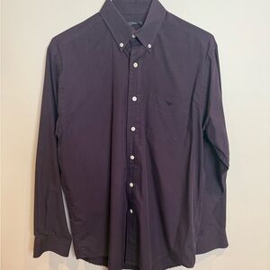 Giorgio Armani Men's Button-Down Shirt in Rich Purple